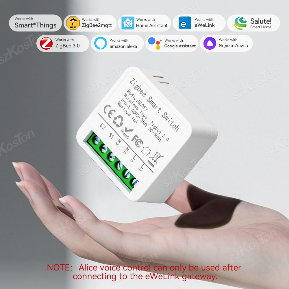 Home Automation Diy - Mini interruptor inteligente ZigBee, eWeLink, relé
