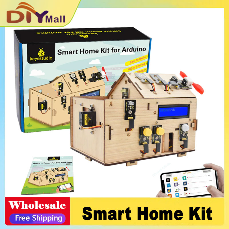 Keyestudio Smart IoT Home Kit  - Home Automation With Arduino reseña y precio