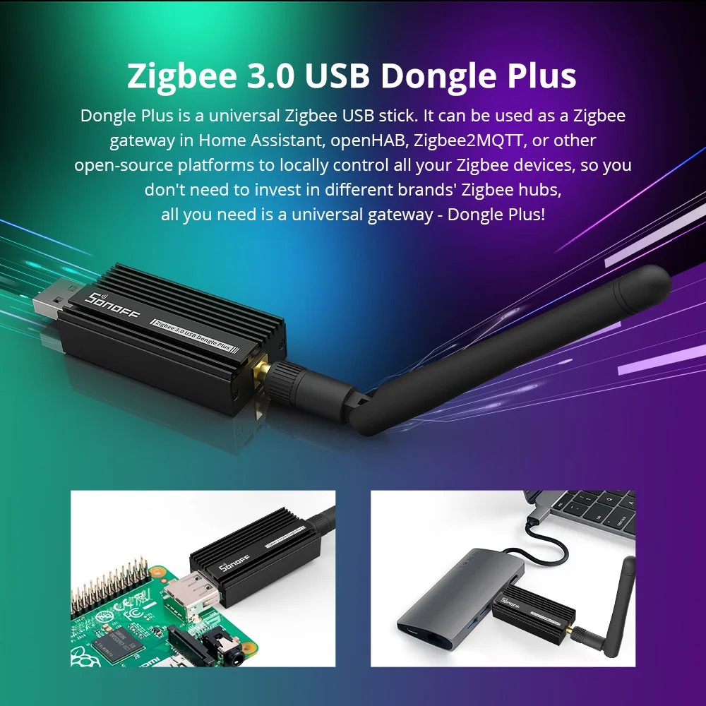 Sonoff Zigbee 3,0 Usb Dongle P - Zigbee Coordinator Stick reseña y precio