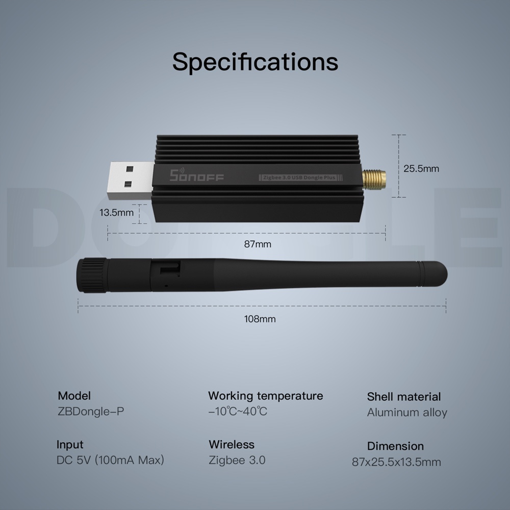 SONOFF, pasarela Zigbee 3.0, Z - Zigbee Coordinator Stick reseña y precio