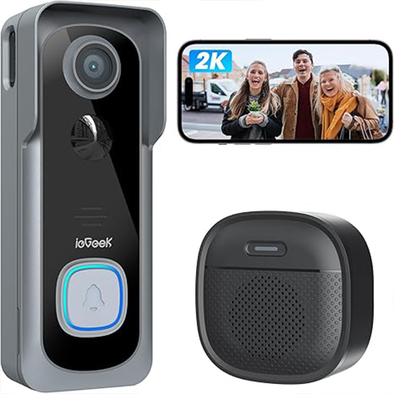 ieGeek Timbre con cámara inalá - Smart Doorbell Wired reseña y precio