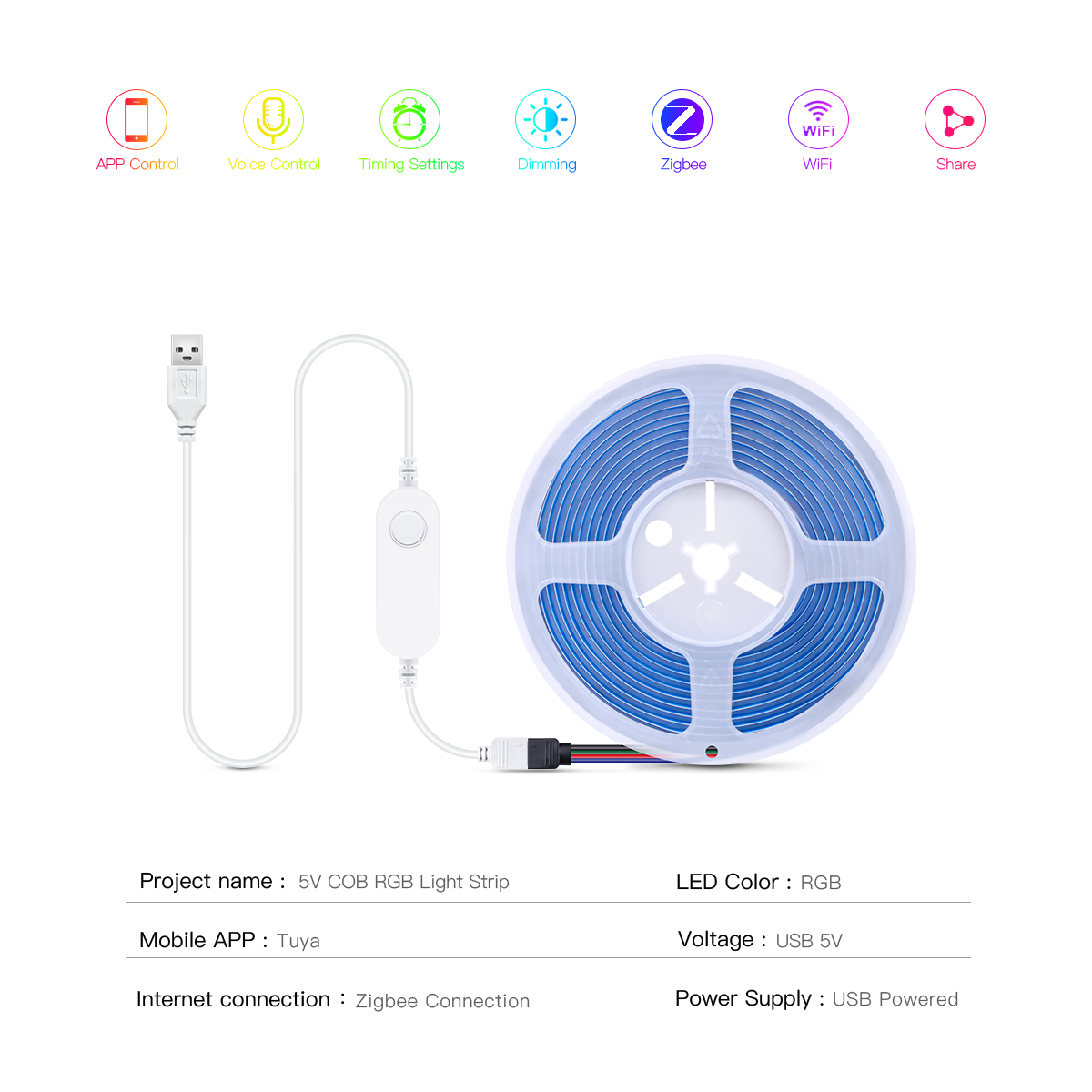 Tira de Luces LED ZigBee Intel - Zigbee Coordinator Stick reseña y precio