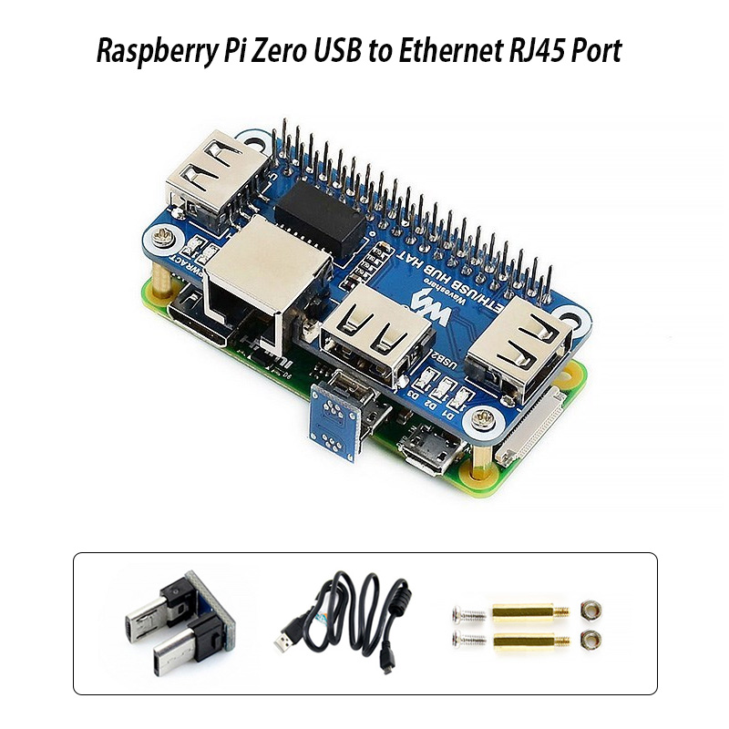 Raspberry Pi USB a Ethernet RJ - Pi Zero W Board reseña y precio
